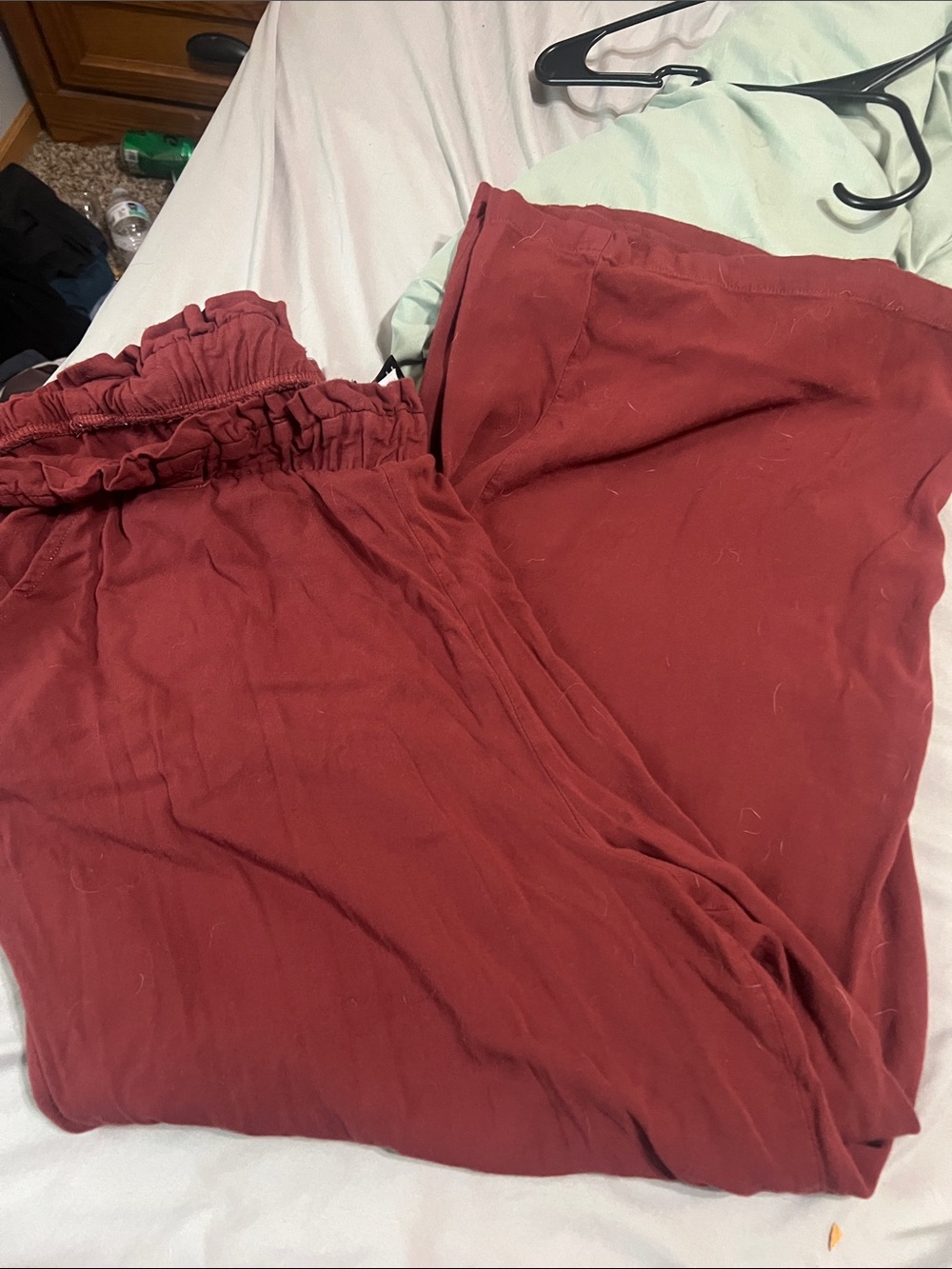torrid Burgundy Elastic-Waist Pants
